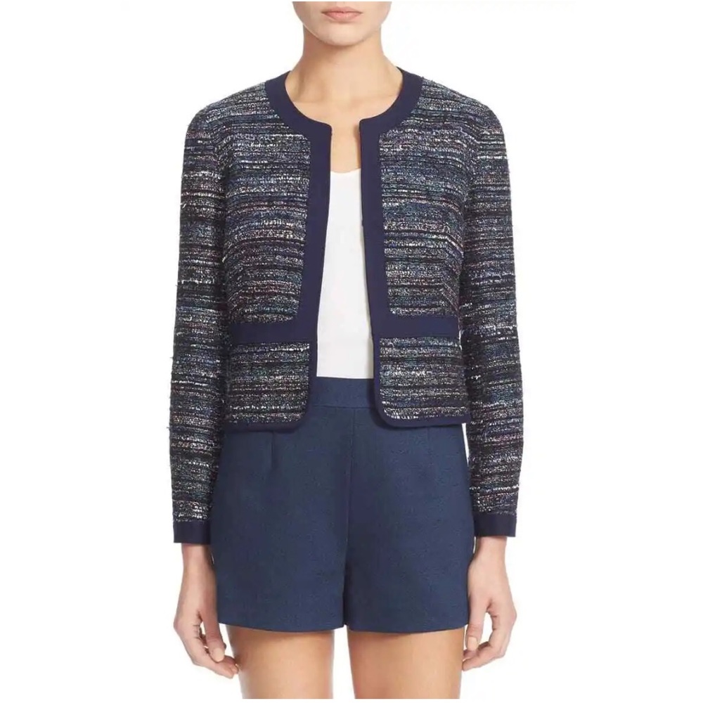 Diane von Furstenberg Alberta Woven Tweed Jacket